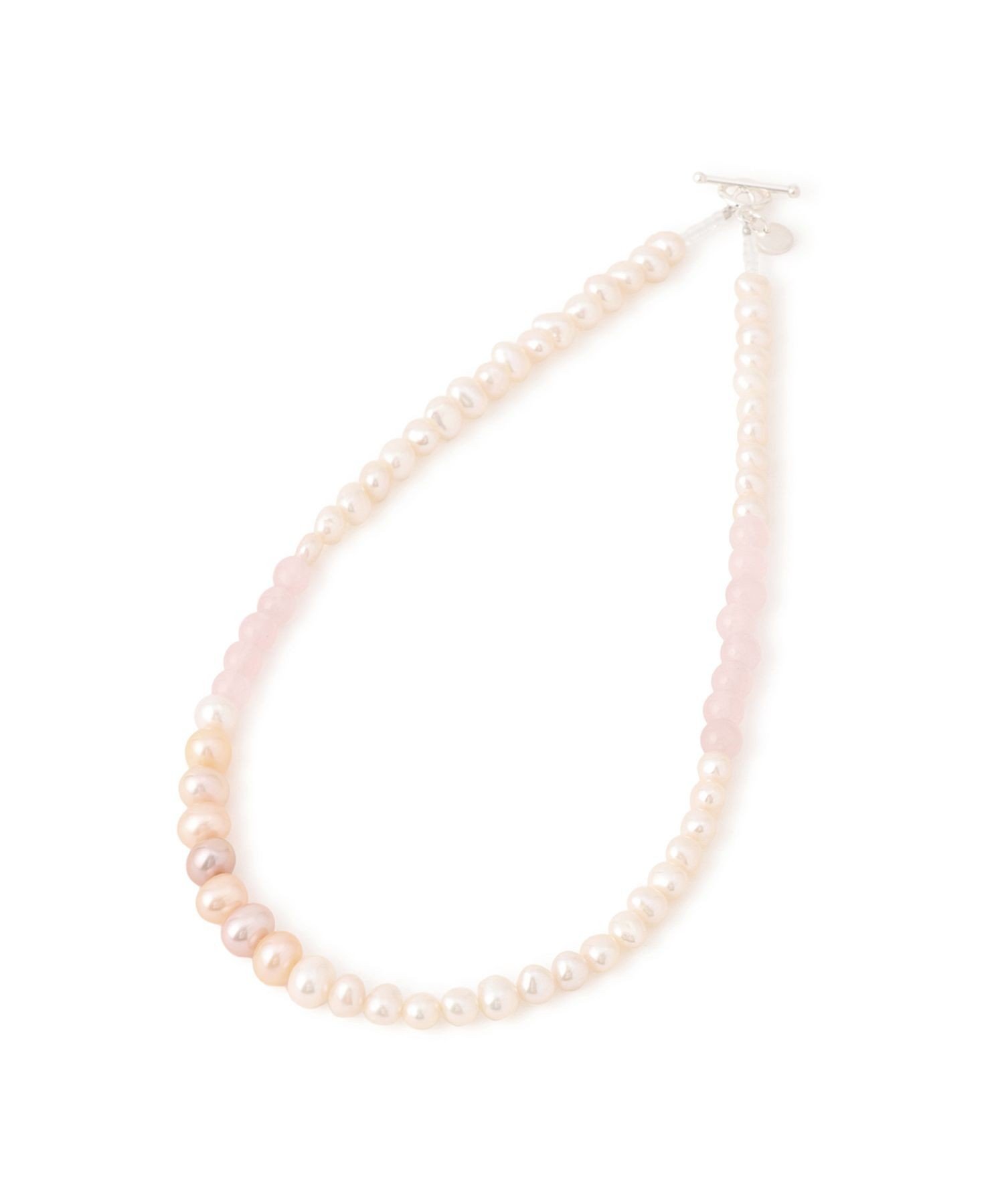 ROPE' 【les bonbon (ル ボンボン)】【WEB限定】 playfully pearl necklace PINK ロペ アクセサリー・腕時計 ネックレス ピンク【送料無料】