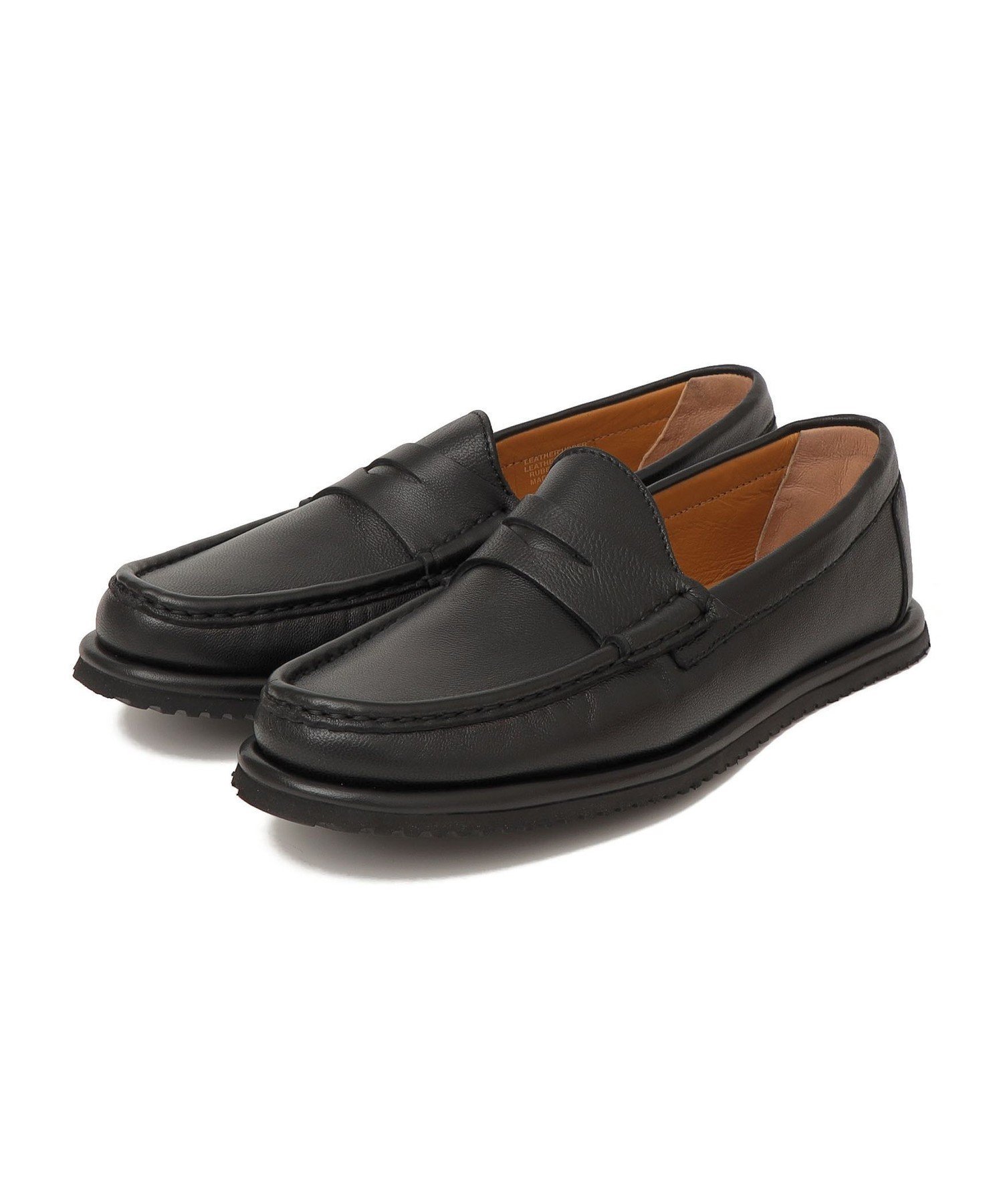 SHIPS WOMEN CORSO ROMA:ソール ソフト ローファー(Vibram) シップス シューズ・靴 ローファー ブラック【送料無料】