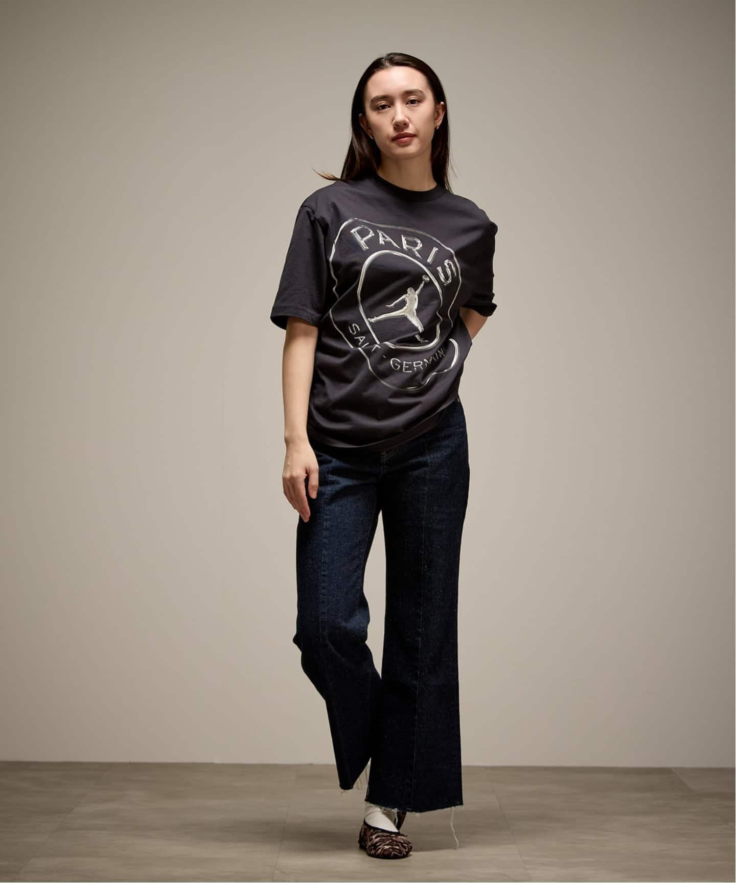 Paris Saint-Germain 【NIKE / ナイキ】M J DF PRACTICE TEE PSG エディフィス トップス カットソー・Tシャツ ホワイト ブラック【送料無料】