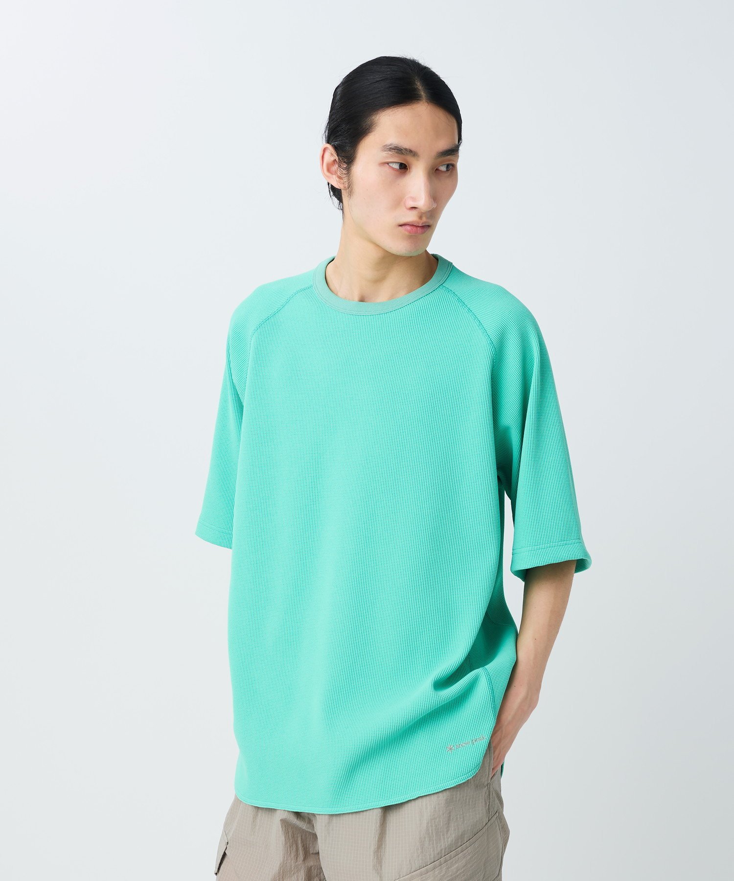 Snow Peak Dry Waffle T-Shirt スノーピーク トップス カットソー・Tシャツ ホワイト ブラック【送料無料】