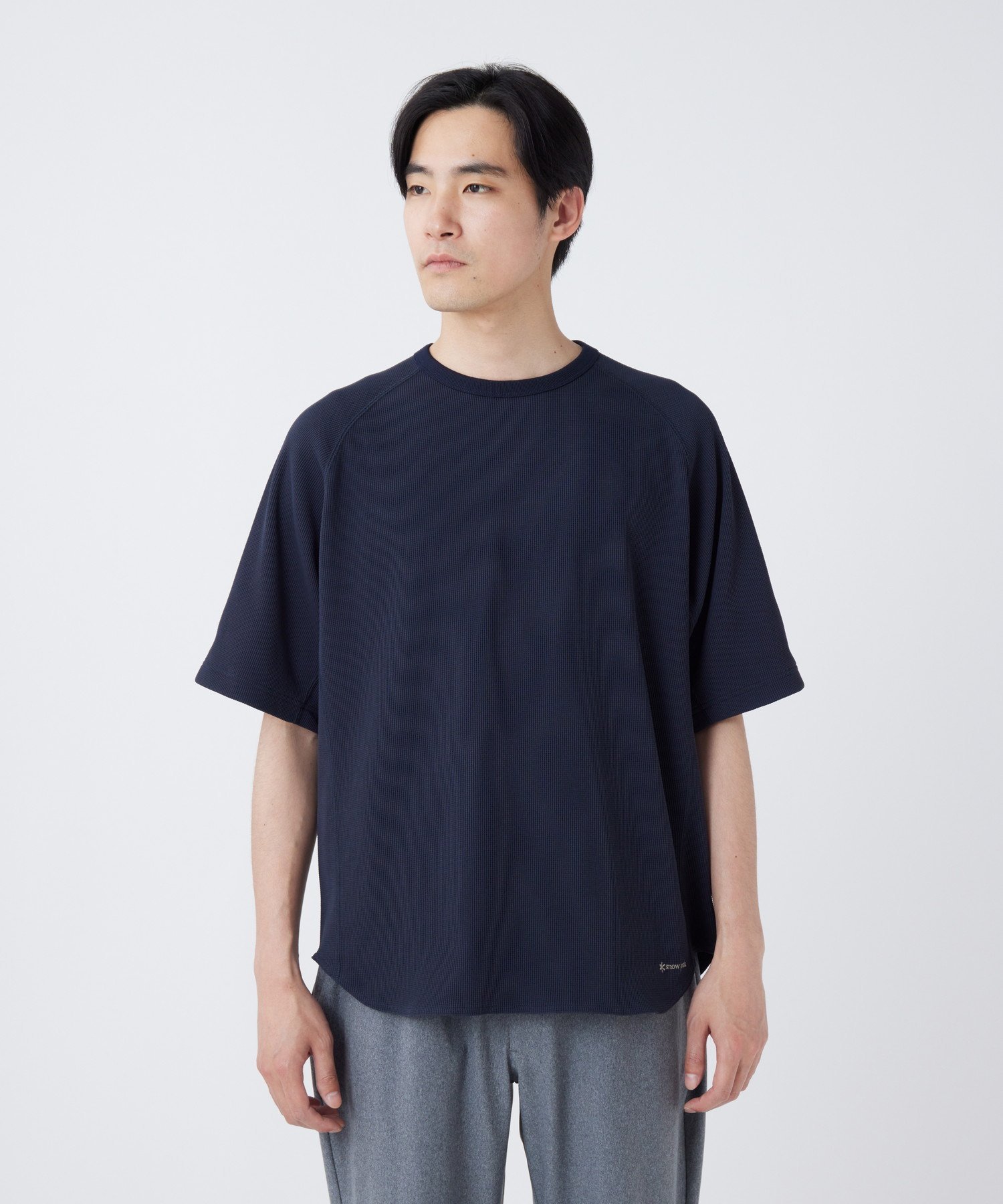 Snow Peak Dry Waffle T-Shirt スノーピーク トップス カットソー・Tシャツ ホワイト ブラック【送料無料】