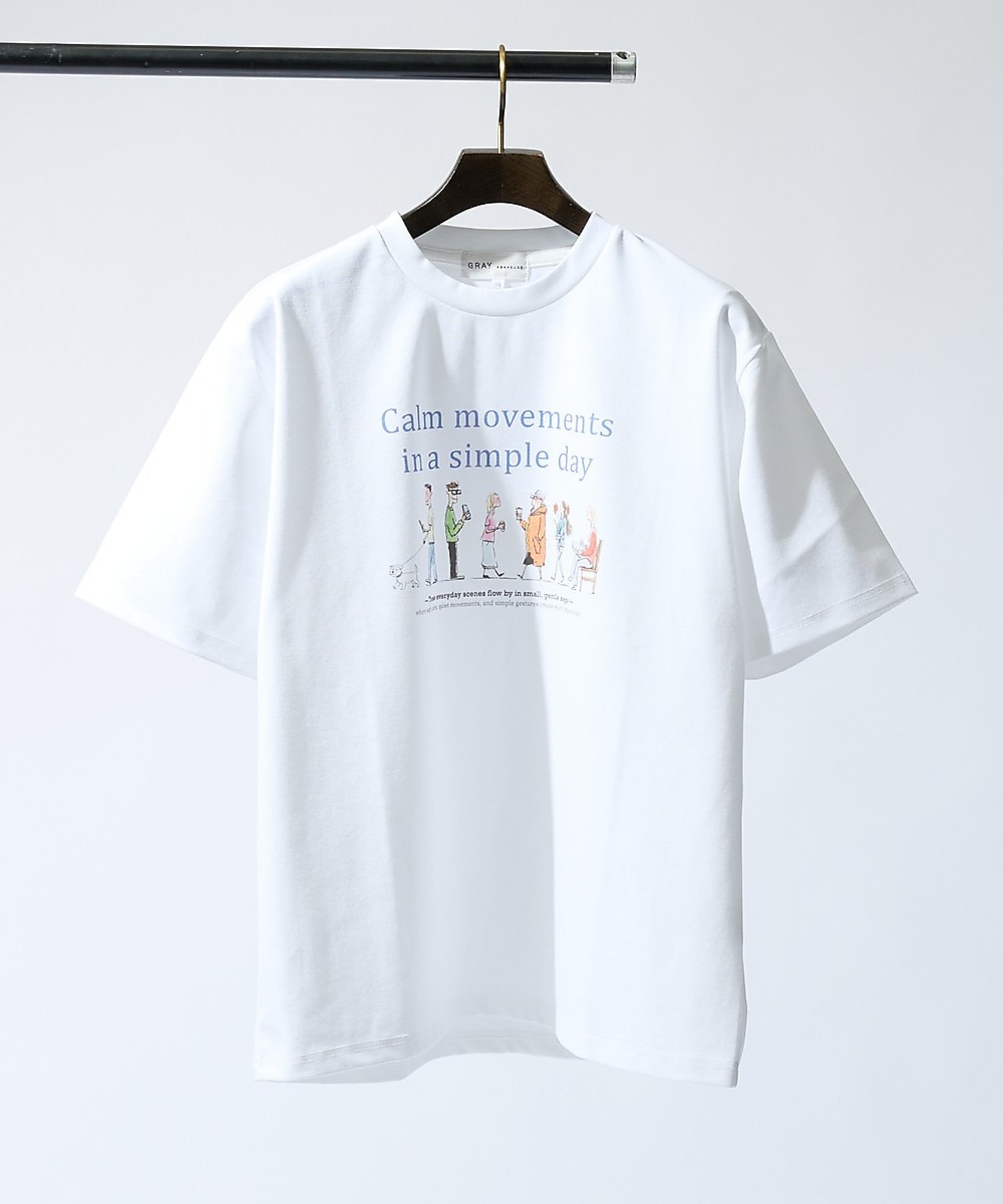 【EVERYDAY LIFE】 グラフィックTシャツ アバハウス トップス カットソー・Tシャツ ブルー レッド グリーン