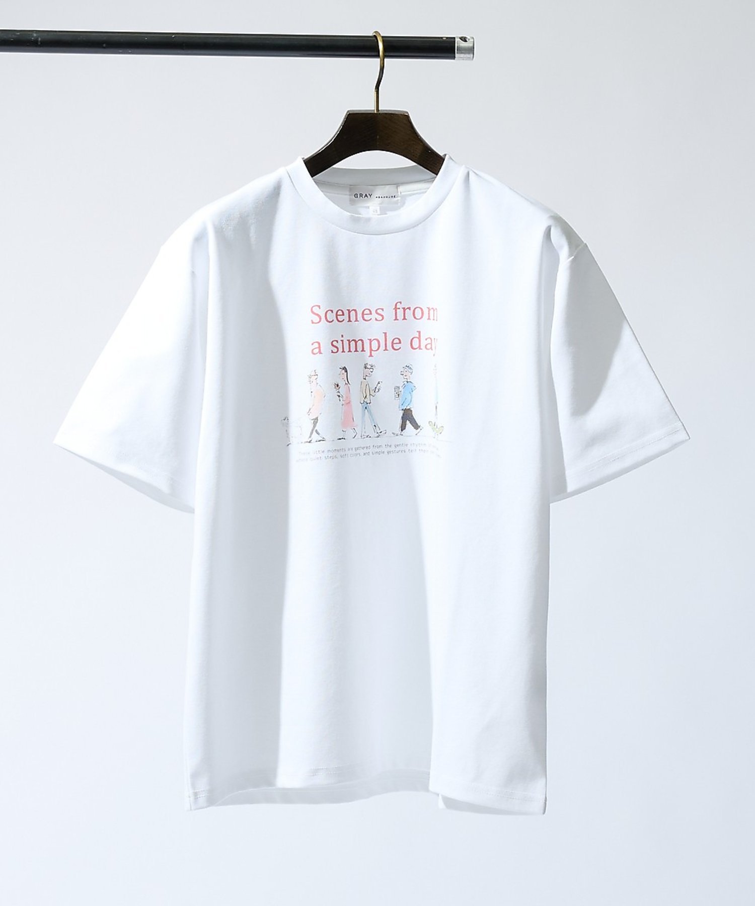 【EVERYDAY LIFE】 グラフィックTシャツ アバハウス トップス カットソー・Tシャツ ブルー レッド グリーン