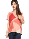 【SALE/30%OFF】オープンバック グラフィックプリント ジャージーTシャツ (半袖) ラコステ カットソー【RBA_S】【RBA_E】【送料無料】