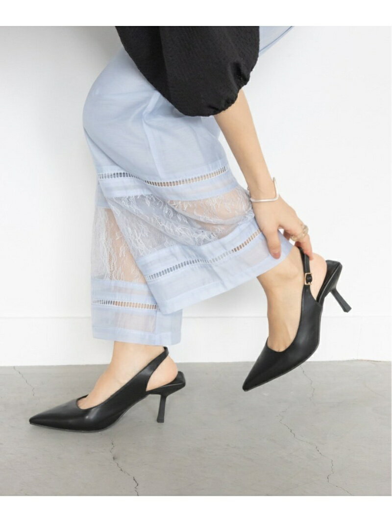 【SALE／50%OFF】RANDA バックストラップポインテッドトゥパンプス ランダ シューズ・靴 パンプス ブラック ブルー グリーン ホワイトのサムネイル