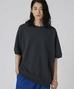 【SALE／50%OFF】NANO universe SPORTS WEAR/別注 半袖スウェット ナノユニバース トップス カットソー・Tシャツ ブラック ホワイト レッド