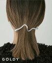 【SALE/20%OFF】GOLDY GOLDY/(W)ワイド ウェーブ メタル バレッタ セットアップセブン ヘアアクセサリー バレッタ・ヘアクリップ・ヘアピ...