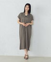 【SALE/30%OFF】COMME CA ISM ゆるっとろみ ワンピース コムサイズム ワンピース・ドレス ワンピース ブラック カーキグリーン【送料無料】