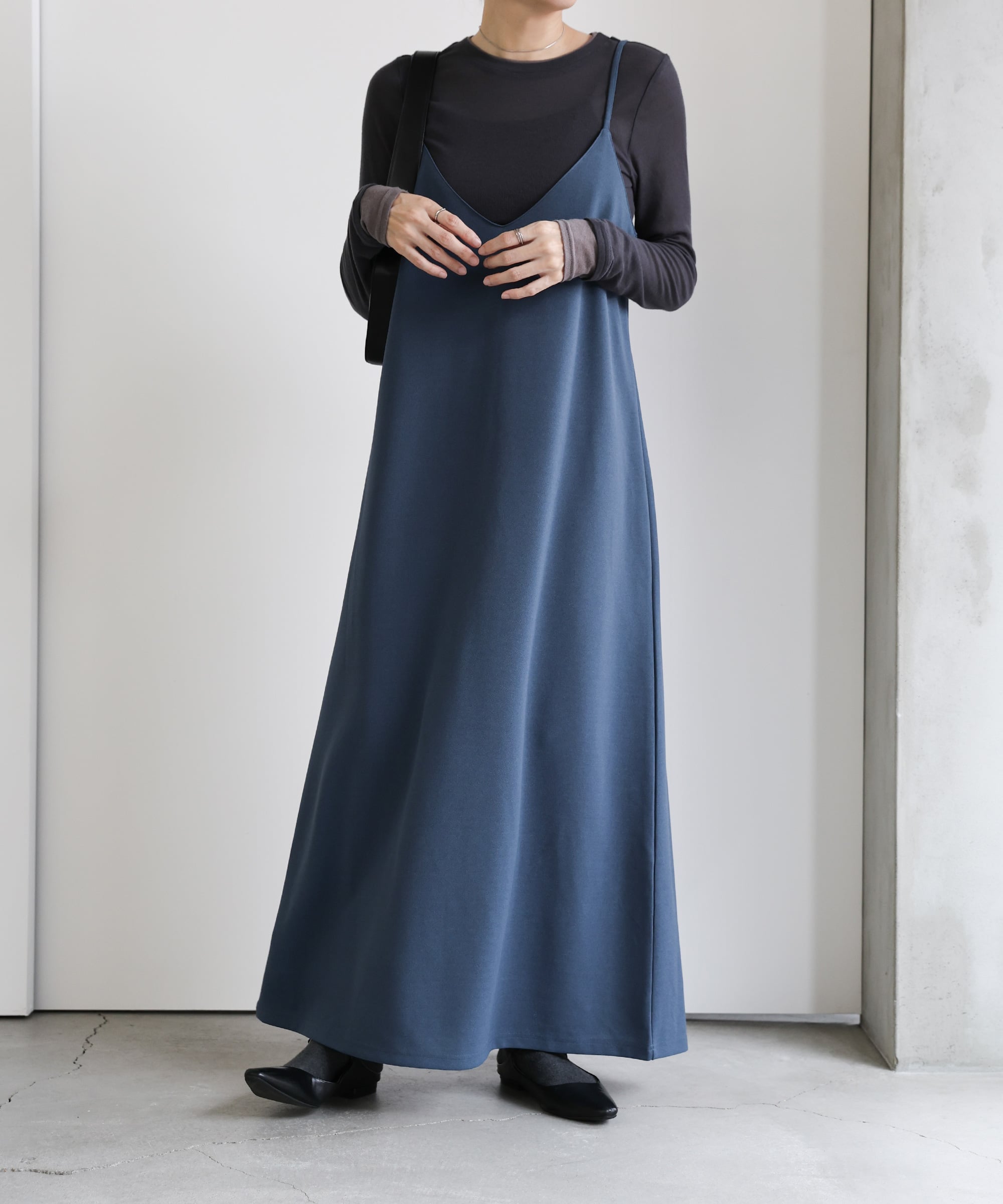 SELECT MOCA 2WAYカットジョーゼットキャミワンピース セレクトモカ ワンピース・ドレス ワンピース