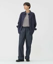 MHL. DENSE COTTON NYLON TROUSERS マーガレット・ハウエル パンツ その他のパンツ ネイビー【送料無料】