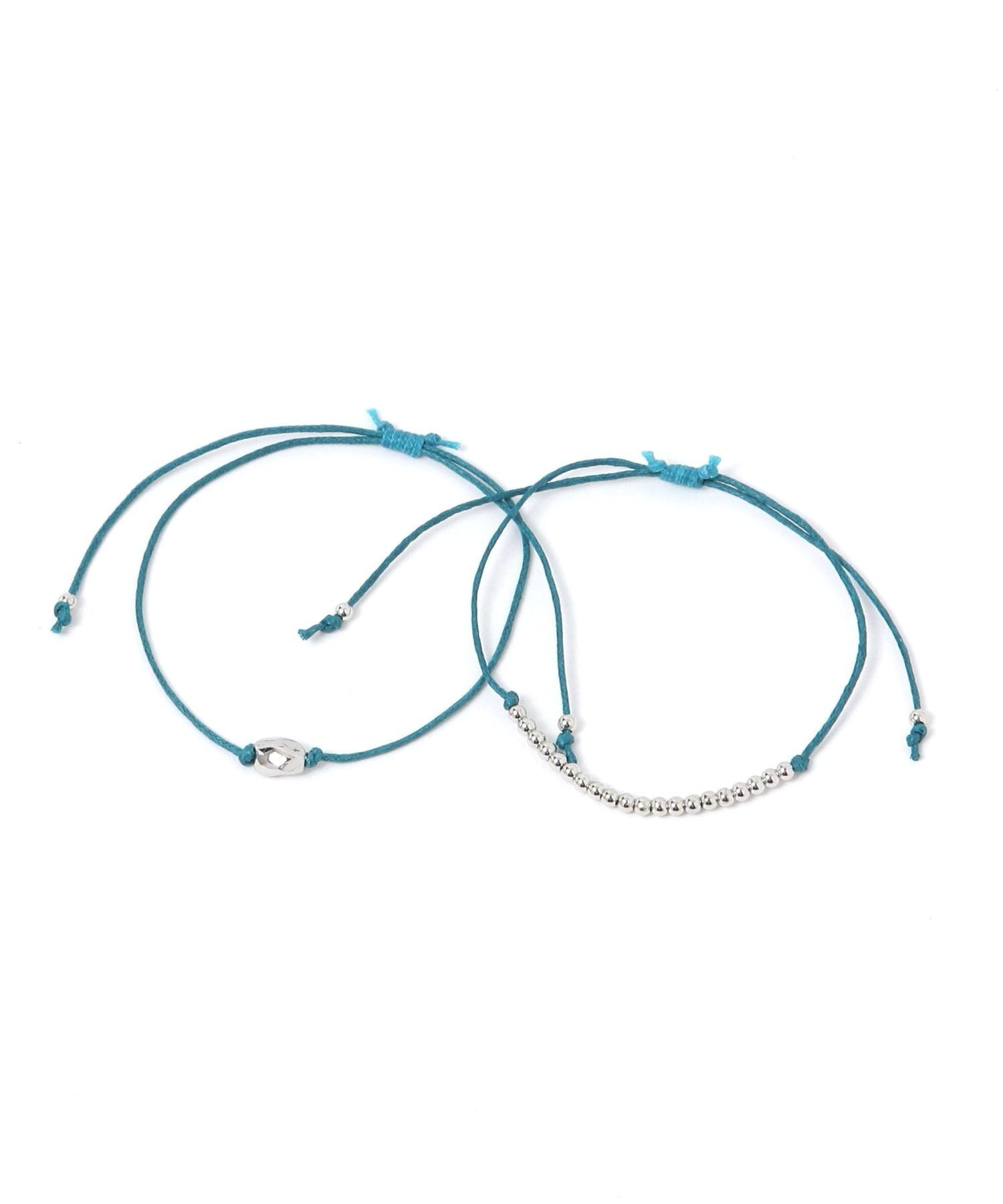 niko and ... 2-Piece Cord Anklet Set - Niko and Accessories & Watches - Anklet - Brown, Black, White, Green