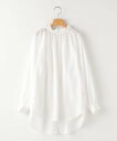 SHIPS KIDS ARCH&LINE:155cm / 2WAY フリル ブラウス シップス トップス シャツ・ブラウス ホワイト【送料無料】