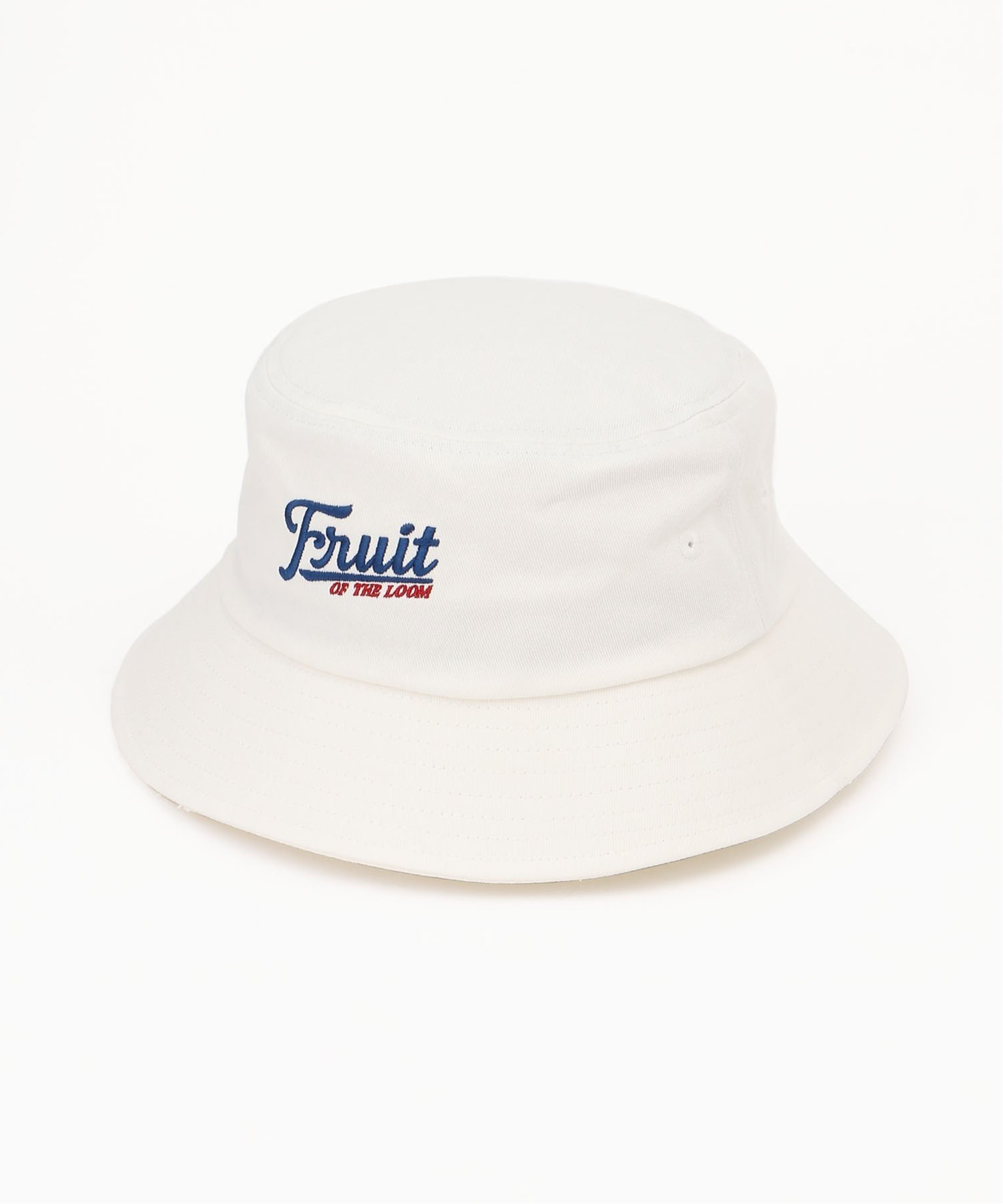 【SALE／50%OFF】FRUIT OF THE LOOM FRUIT OF THE LOOM/(U)【78】【FRUIT OF THE LOOM/フルーツオブザルーム】EMBROIDERY BUCKET HAT type C 刺繍ハットC レアリゼ 帽子 ハット ホワイト