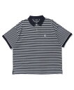 【SALE/30%OFF】XLARGE CROWN STRIPED POLO SHIRT ポロシャツ XLARGE エクストララージ トップス ポロシャツ ブラ...