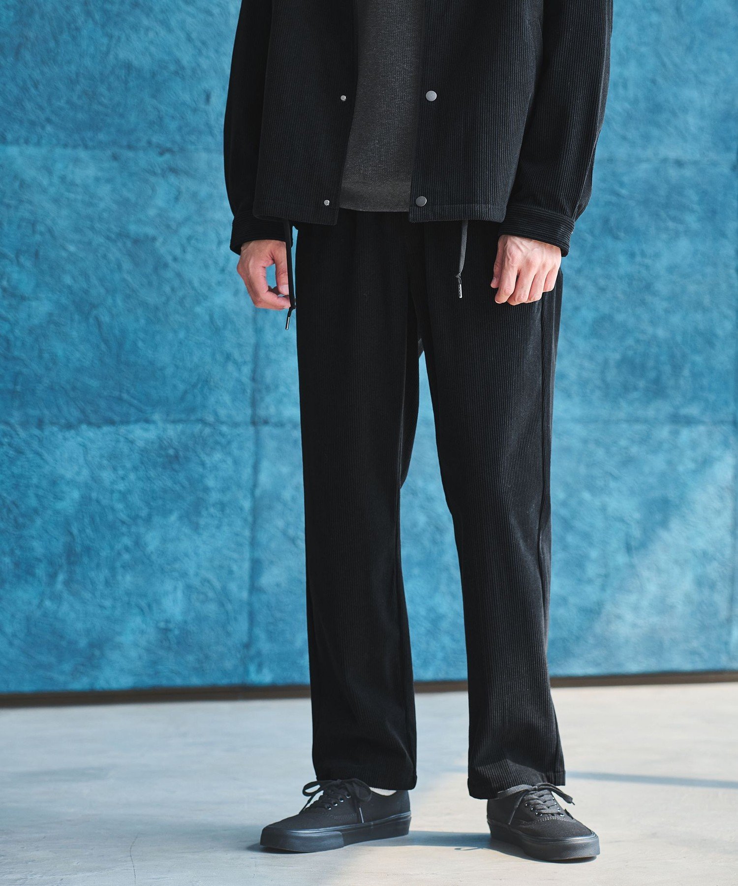 コーデュロイ PLAY-PANTS イージーパンツ W2 -ストレッチ- ユナイテッドアローズ アウトレット パンツ その他のパンツ ブラック ベージュ ブラウン