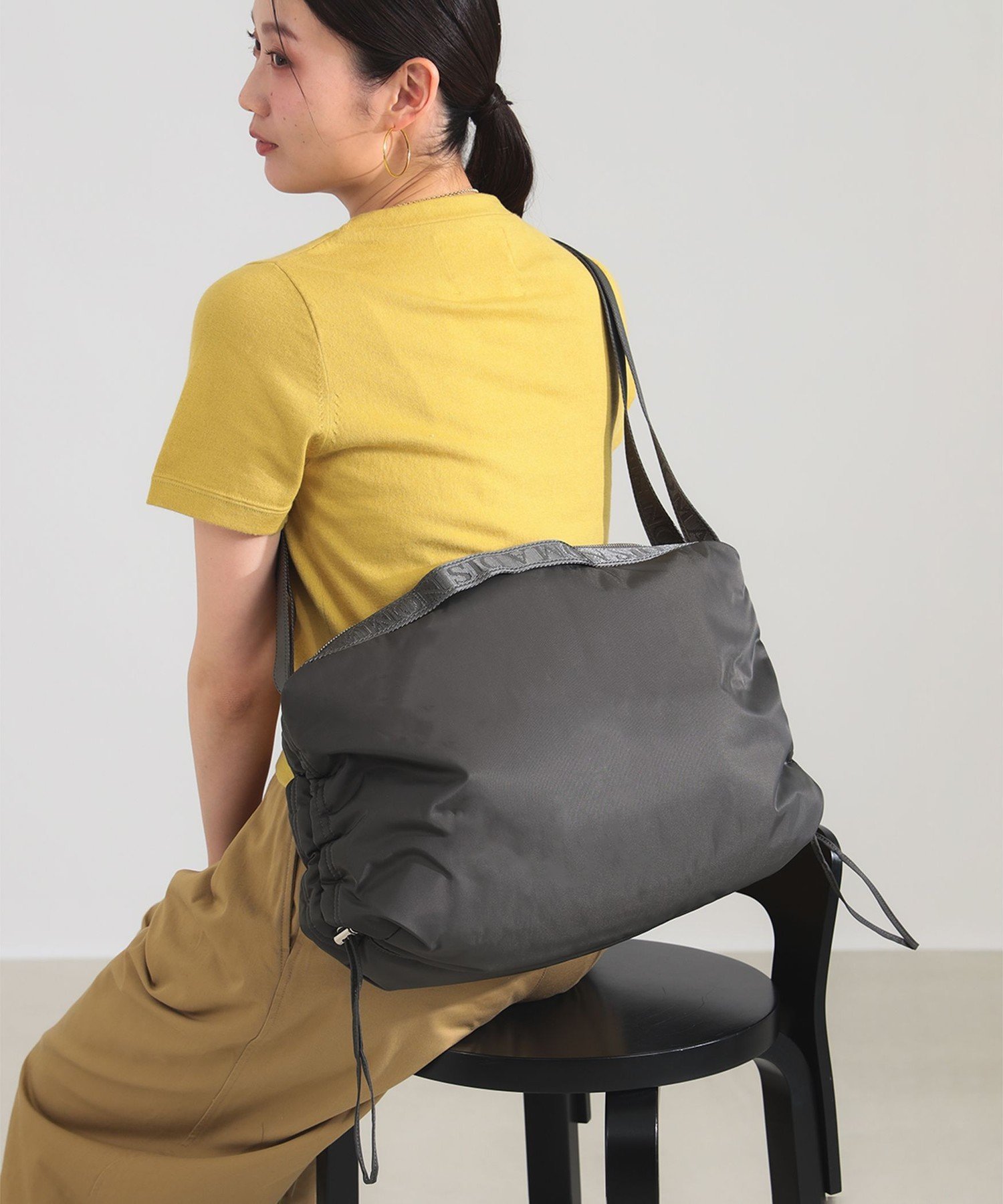 Demi-Luxe BEAMS 【WEB限定】NOMADIS / BOY クロスボディバッグ デミルクス ビームス バッグ トートバッグ ブラック グレー【送料無料】