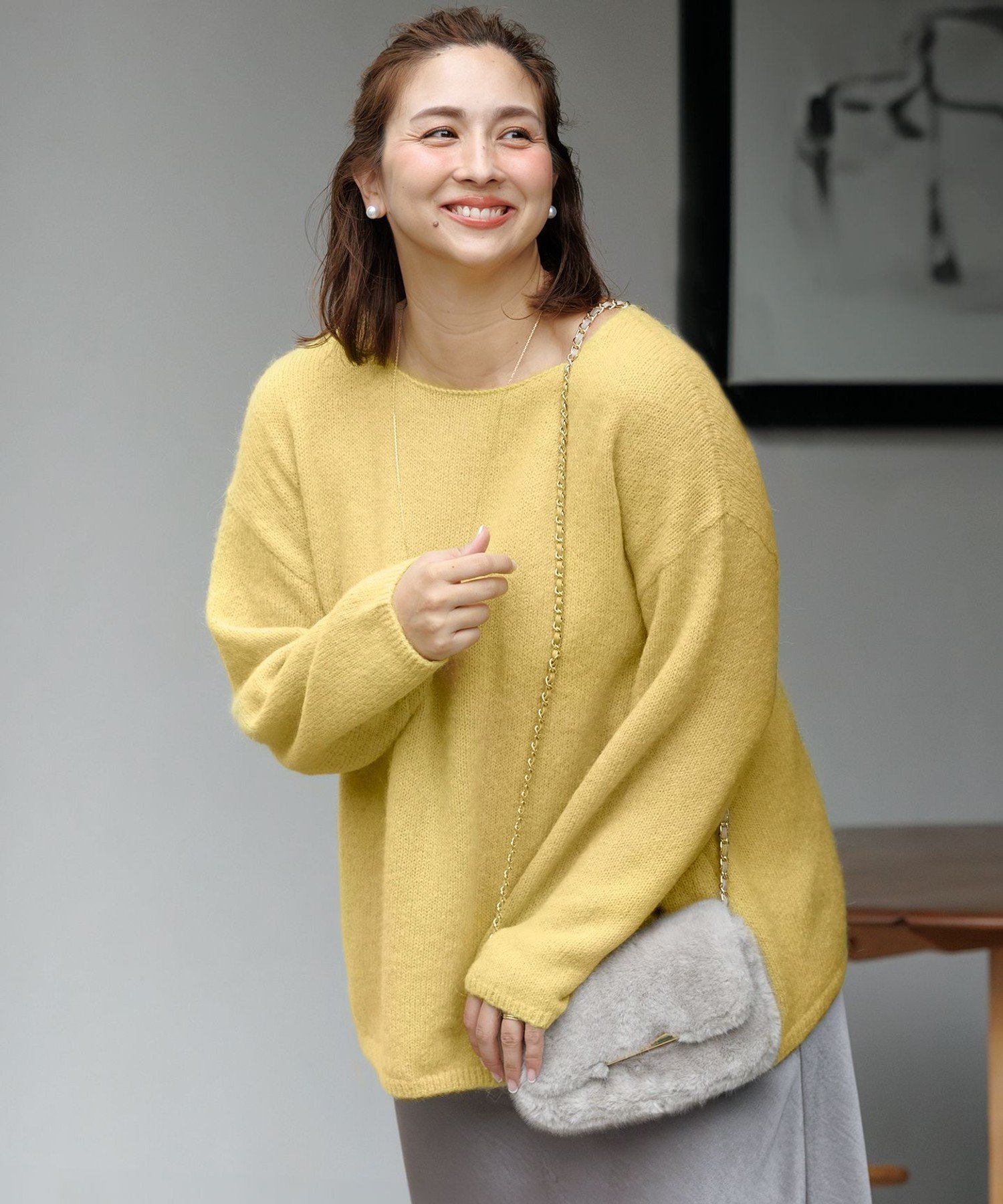 新品¥5.9万ANAYI ベビーアルパカブルゾン/23区、セオリー、セルフォード 楽天市場】アルパカ（ブランド23区）（セーター｜ニット・セーター