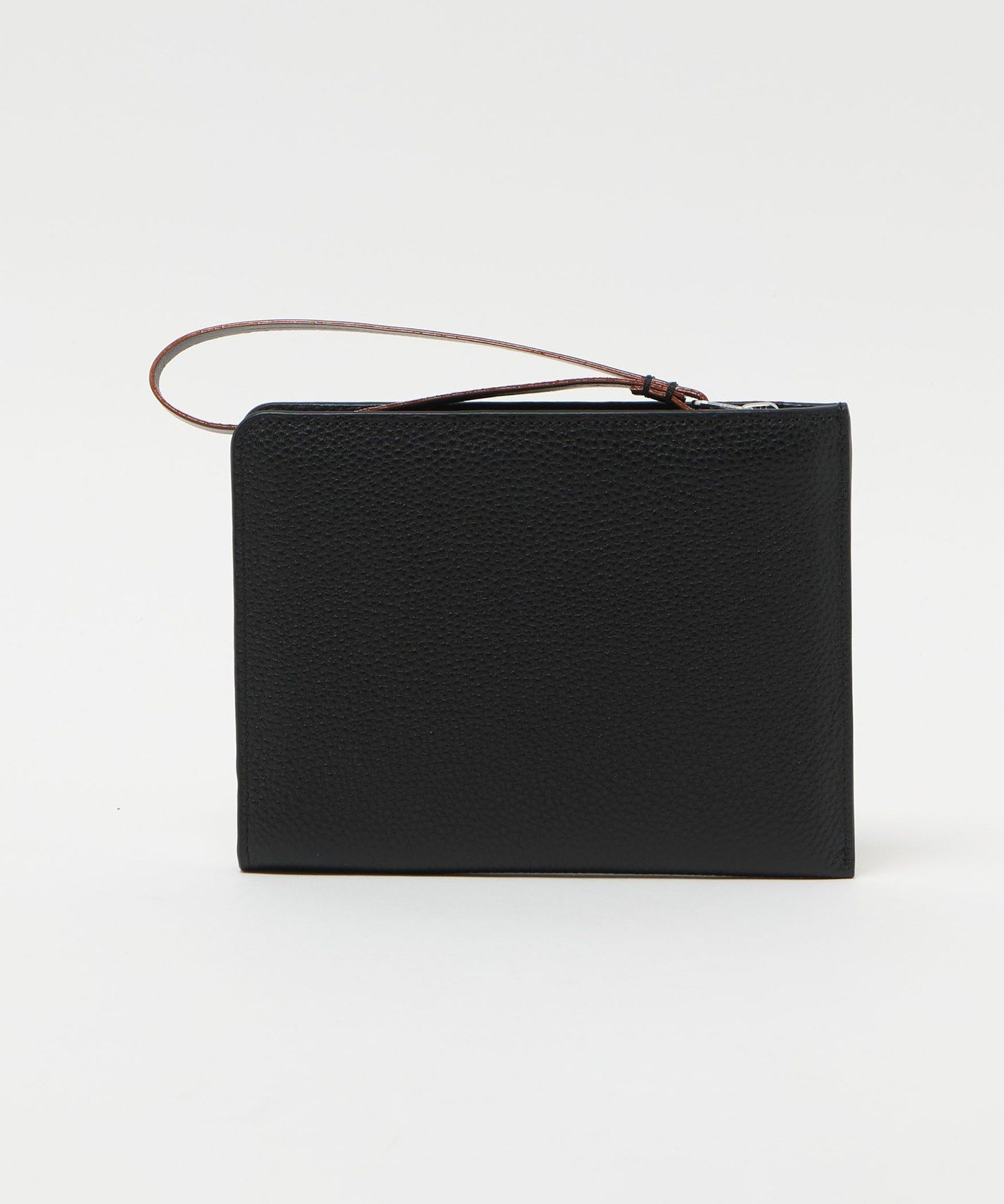 【SALE／50%OFF】UNITED ARROWS ＜hALON＞ ポーチ M ユナイテッドアローズ アウトレット バッグ クラッチバッグ ブラック【送料無料】