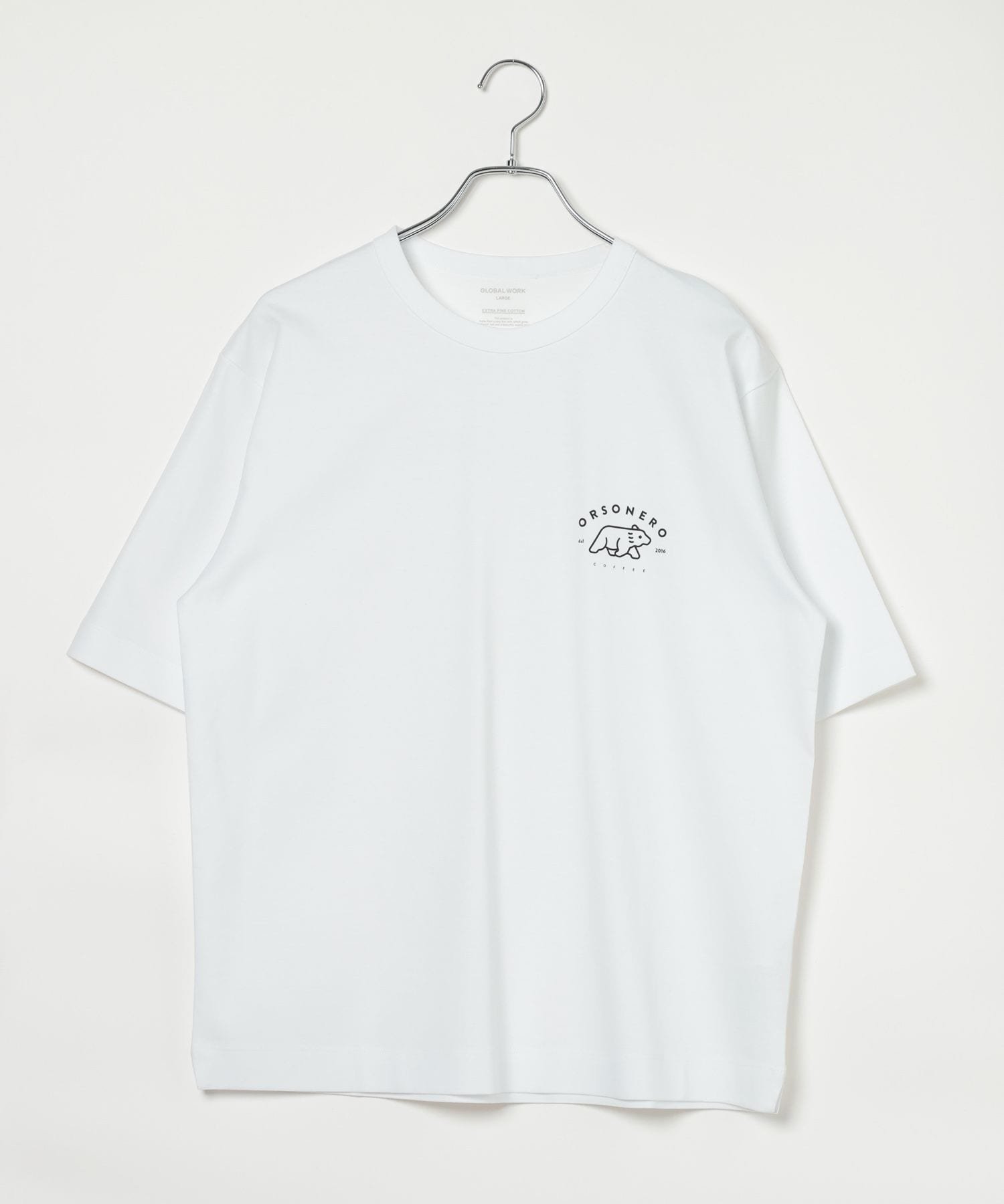 【Orsonero Coffee】リッチクリーンTEE半袖Tシャツ/1055478 グローバルワーク トップス カットソー・Tシャツ ブラック