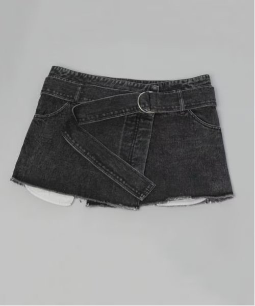 【SALE／40 OFF】JEANASIS (W)2WAYデニムベルト ジーナシス ファッション雑貨 ベルト ブラック ブルー