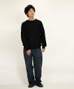 【SALE/30%OFF】UNIVERSAL OVERALL RAGLAN CREW KNIT ユニバーサルオーバーオール トップス ニット ブルー ブラック【...