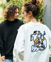 【SALE/65%OFF】matsui 別注「Dance」バックフェルト刺繍 クルーネック スウェット 24AW フリークスストア トップス スウェット・トレー...
