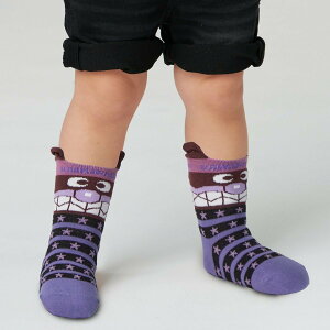 ANPANMAN KIDS COLLECTION APKC/(K)ひとりでできるもんソックス ばいきんまん アンパンマンキッズコレクション 靴下・レッグウェア 靴下 パープル
