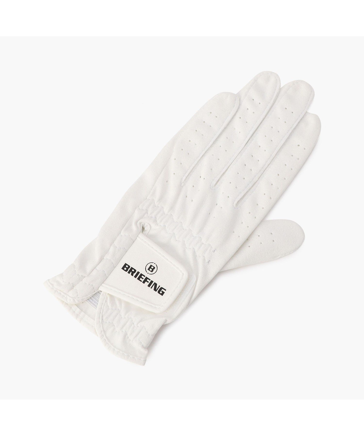 BRIEFING GOLF WOMENS ANTIVIRUS TOUGH FIT GLOVE-L ブリーフィング スポーツ・アウトドア用品 ゴルフグッズ ホワイト ブラック