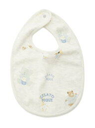 ジェラートピケ スタイ 【SALE／30%OFF】gelato pique 【BABY】パジャマパーティー柄スタイ ジェラートピケ マタニティウェア・ベビー用品 スタイ・よだれかけ グレー ピンク