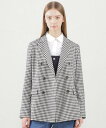 マッキントッシュ コート レディース MACKINTOSH PHILOSOPHY ギンガムチェックダブルブレストジャケット マッキントッシュ フィロソフィー ジャケット・アウター テーラードジャケット・ブレザー ネイビー【送料無料】