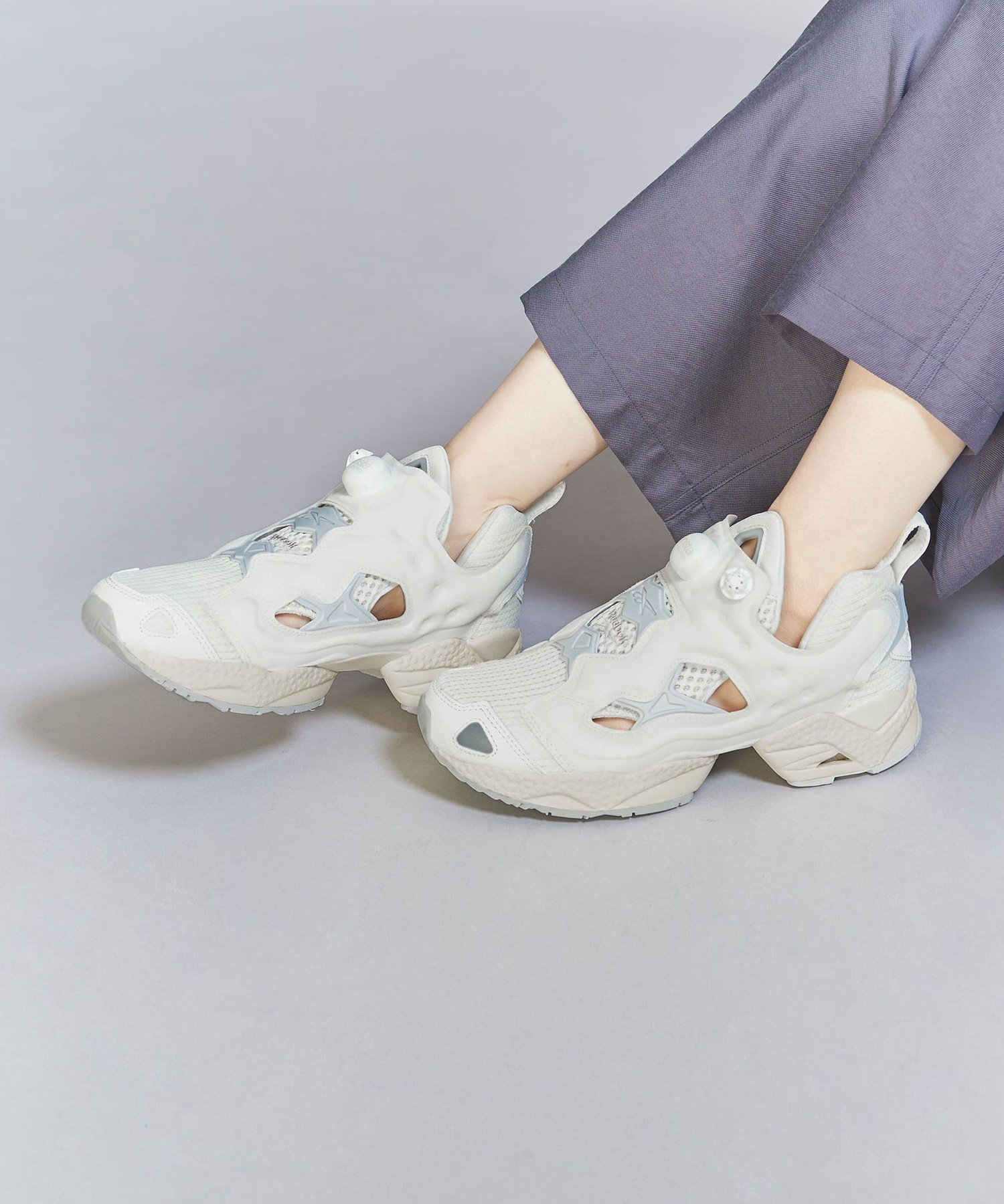 BEAUTY&YOUTH UNITED ARROWS ＜Reebok＞INSTAPUMP FURY 95 ポンプフューリー/スニーカー ビューティー＆ユース　ユナイテッドアローズ シューズ・靴 スニーカー ホワイト【送料無料】