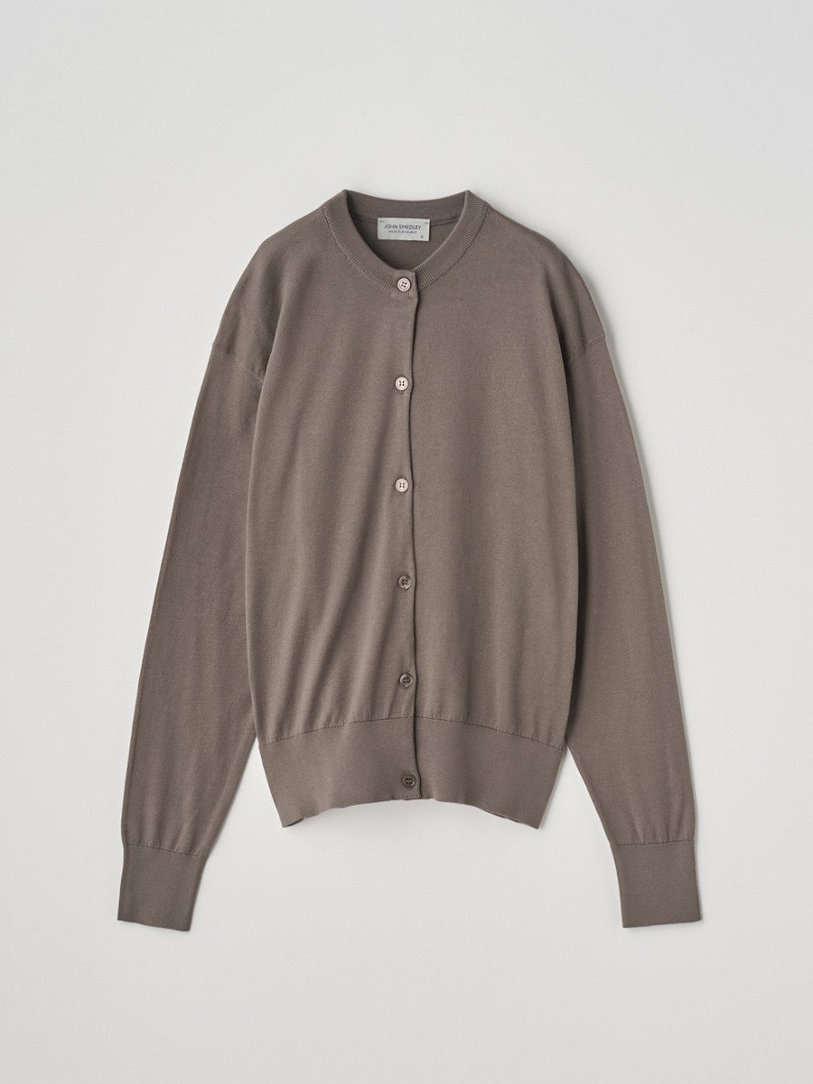 ジョンスメドレー トップス レディース JOHN SMEDLEY Crew neck Long sleeved Cardigan ｜ S4622 ｜ 30G COMMON FIT ジョンスメドレー トップス ニット【送料無料】