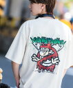 【SALE/53%OFF】SIDEWAY STANCE SIDEWAY STANCE サイドウェイスタンス サンダーノーウェイ ピグメント 半袖Tシャツ インプローブス トップス カットソー・Tシャツ ブラック レッド ホワイト