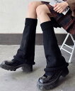 【SALE/30%OFF】aimoha - select - 【MOSOX】ニットレッグウォーマー アイモハ 靴下・レッグウェア レッグウォーマー ホワイト ブ...