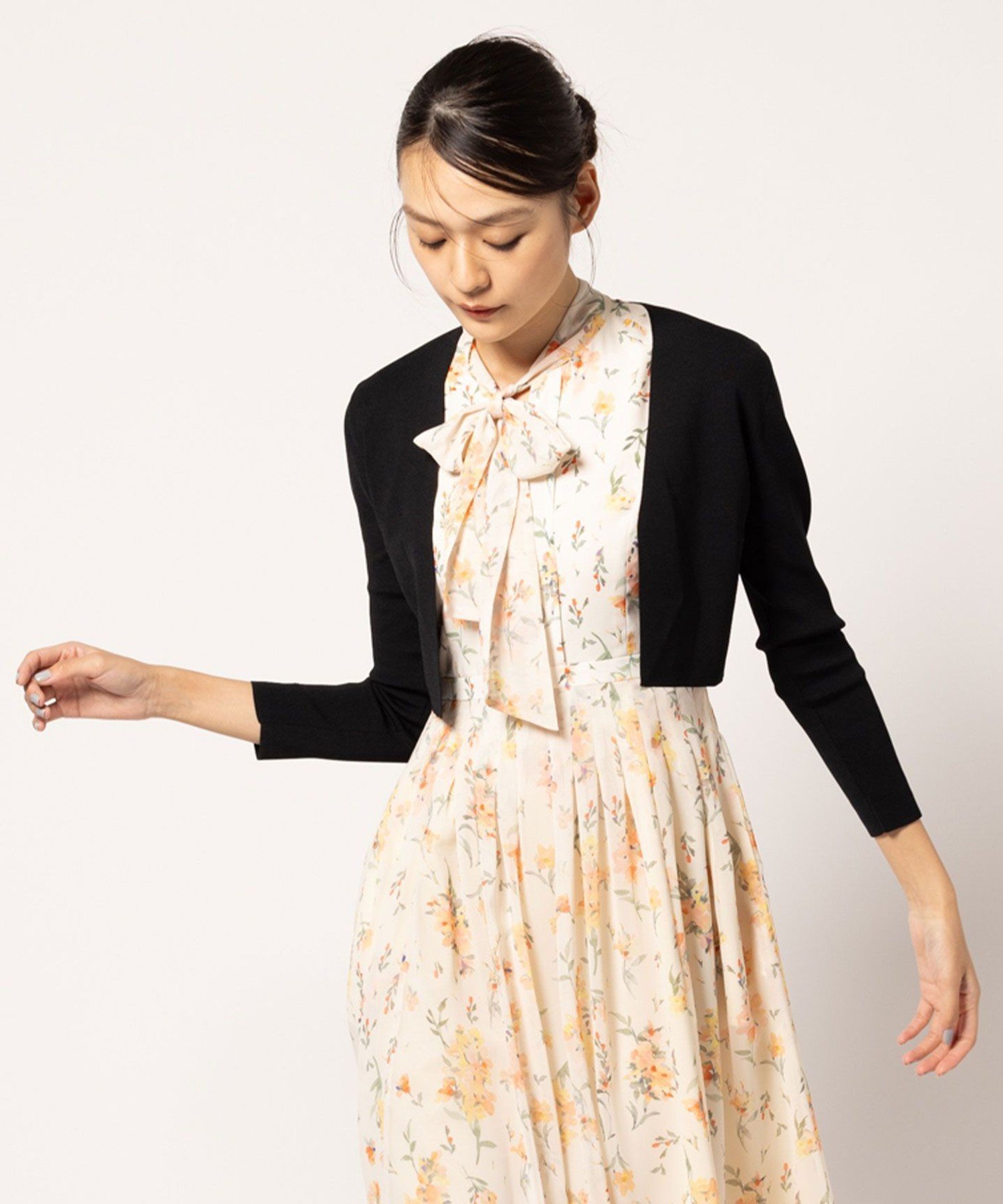 TOCCA SQUARE BOLERO ボレロ トッカ トップス カーディガン ブラック ネイビー ブ...
