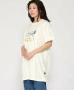 SUPER HAKKA SUPER HAKKA×reiko.matsuno 「とりとはな」プリント+立体刺繍チュニックカットソー スーパーハッカ ワンピース・ド...