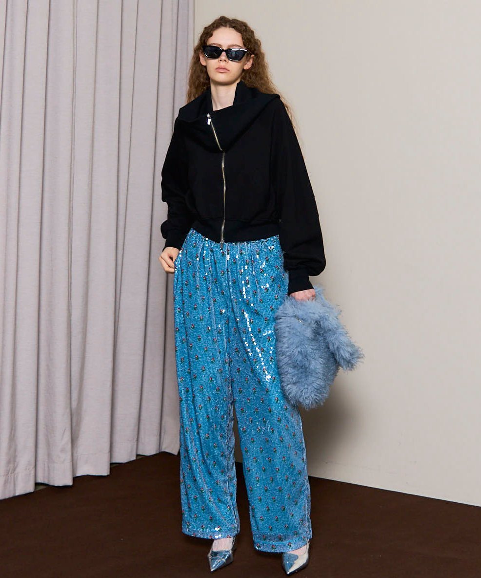 MAISON SPECIAL Big Collar Hoodie メゾンスペシャル トップス パーカー・フーディー レッド ホワイト ブラック【送料無料】のサムネイル