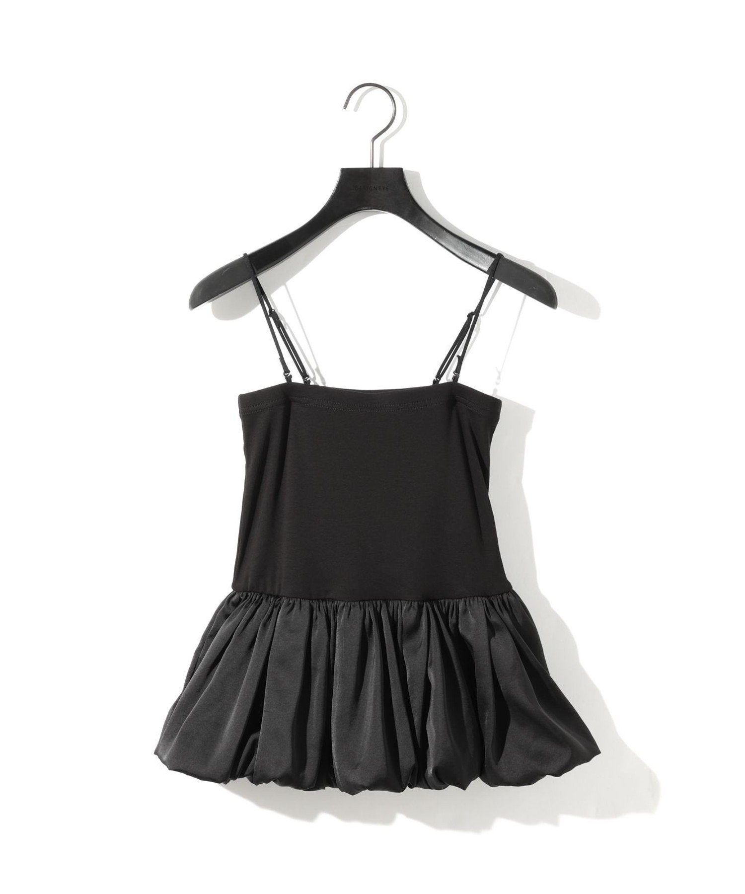 MIDIUMISOLID MIDIUMISOLID for Ladies バルーンチューブトップ マーコート トップス カットソー・Tシャツ ホワイト ブラック