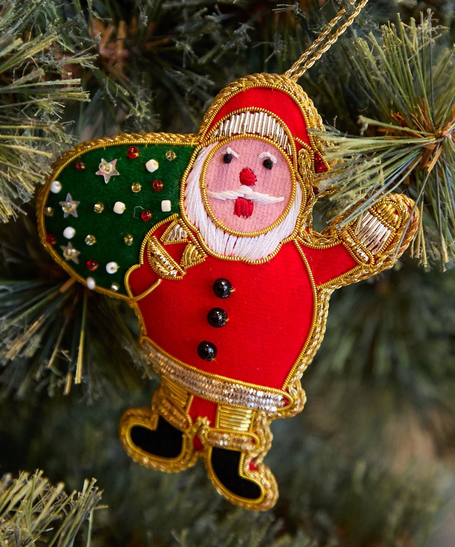 niko and ... 【2025Xmas】ザリ刺繍オーナメント ニコアンド インテリア・生活雑貨 その他のインテリア・生活雑貨のサムネイル