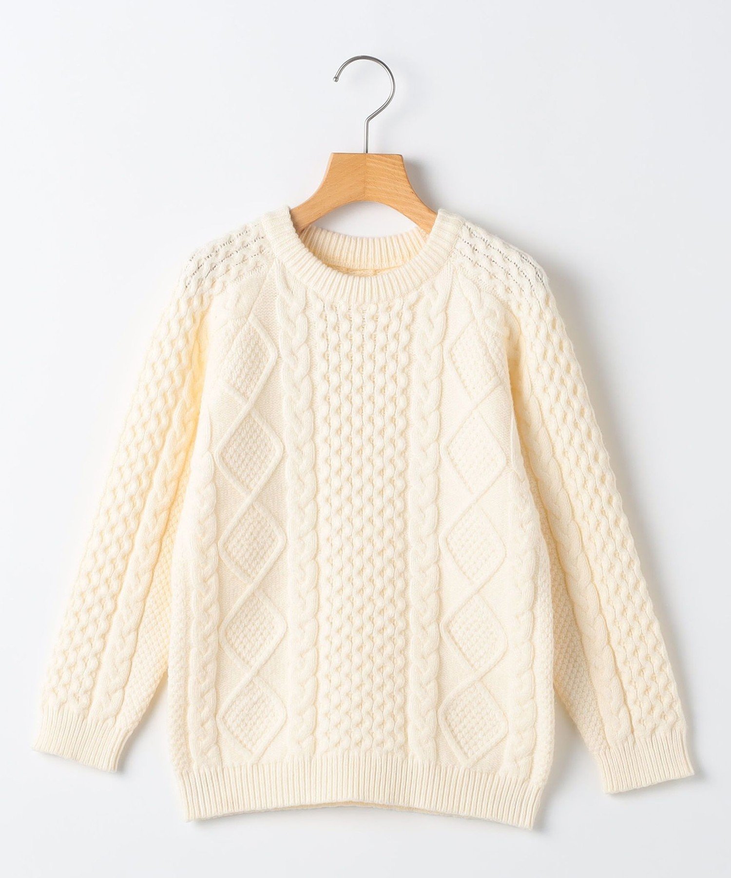 SHIPS KIDS SHIPS KIDS:140~160cm /＜洗濯機可能＞ケーブル ニット シップス トップス ニット レッド ..