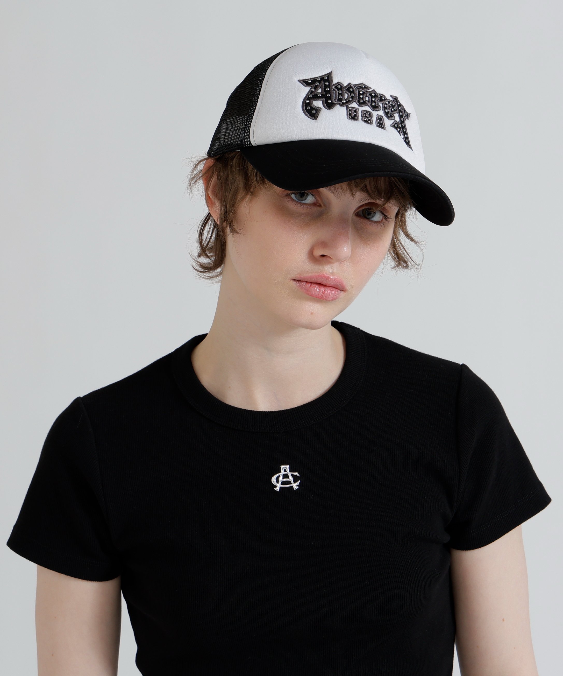 AVIREX AVIREX USA STUDS CAP アヴィレックス 帽子 その他の帽子 ブラック ホワイト【送料無料】