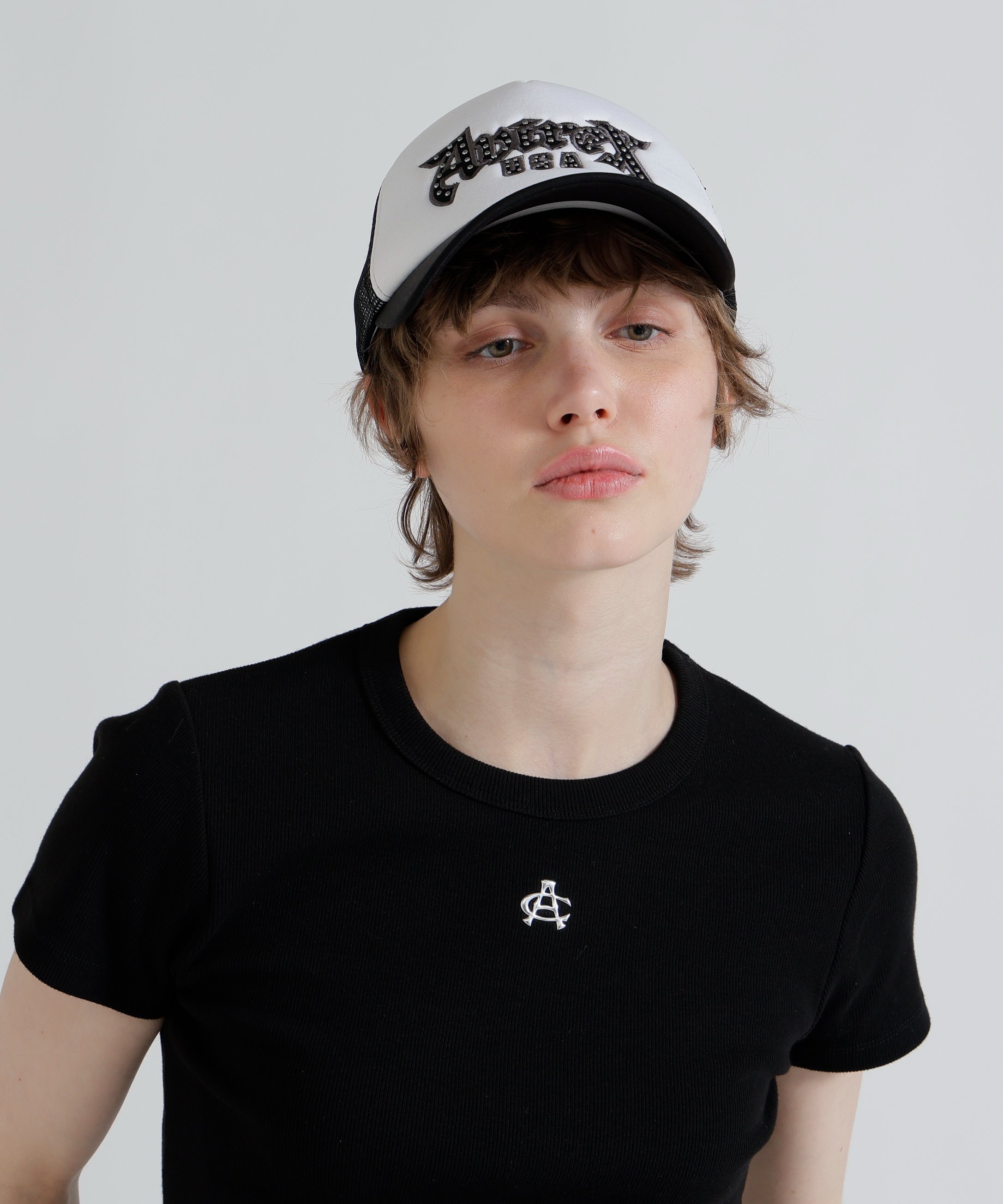 AVIREX AVIREX USA STUDS CAP アヴィレックス 帽子 その他の帽子 ブラック ホワイト【送料無料】