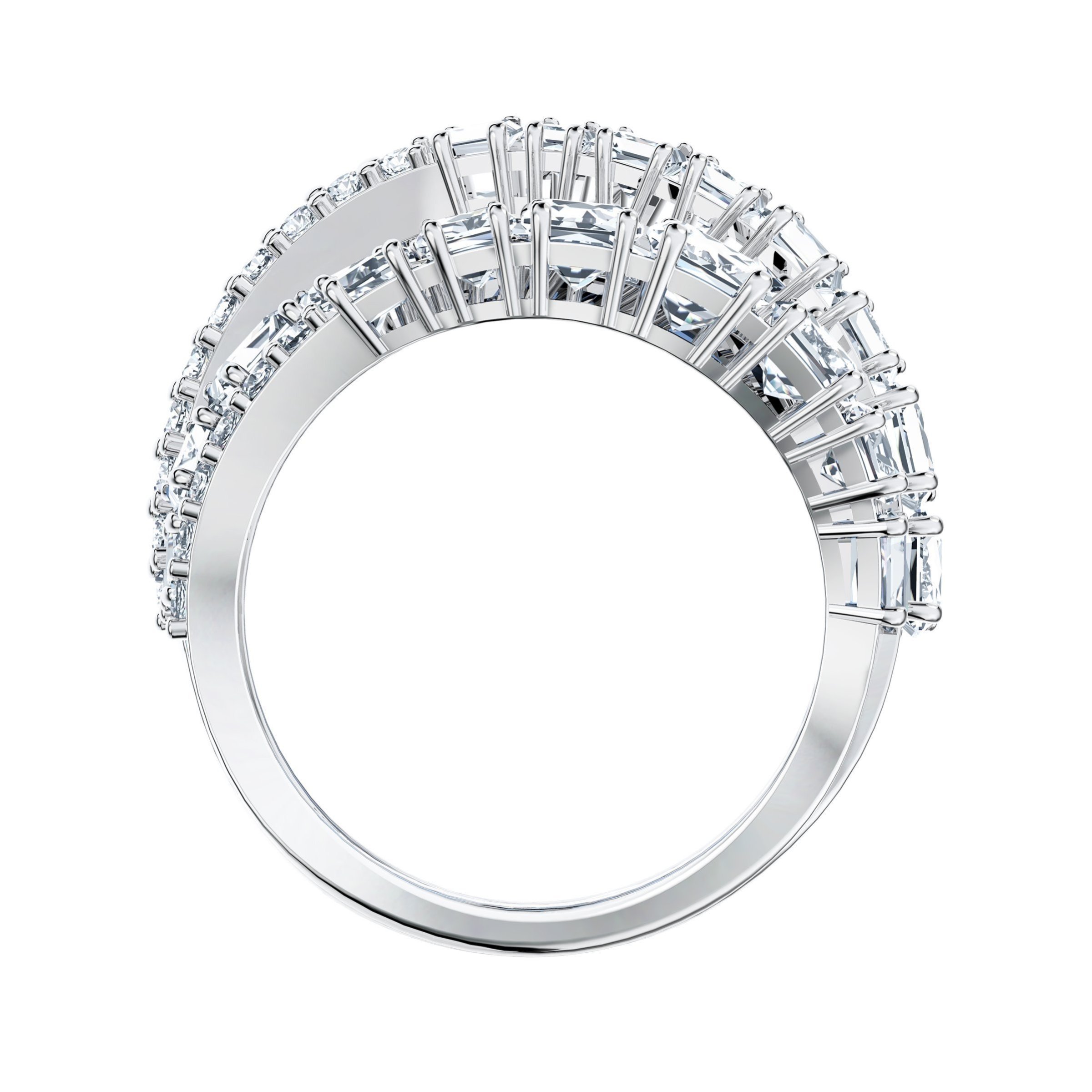 SWAROVSKI 【公式】【スワロフスキー】Hyperbola リング, ミックスカット スワロフスキー アクセサリー・腕時計 リング・指輪 ホワイト【送料無料】