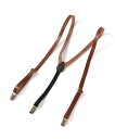 【SALE／10%OFF】UNIVERSAL OVERALL UNIVERSAL OVERALL/(U)【72】【UNIVERSAL OVERALL】Leather Suspenders エフエスビー ファッション雑貨 サスペンダー ブラウン ネイビー ブラック【送料無料】