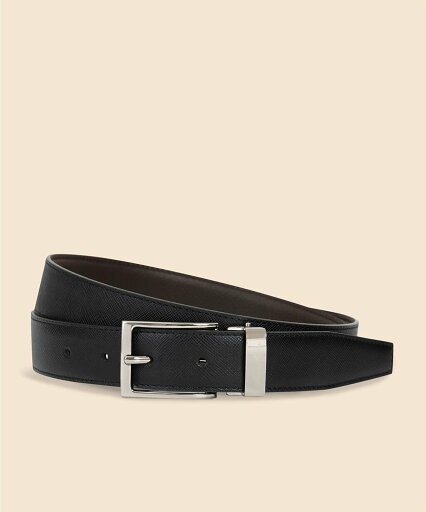BROOKS BROTHERS カウレザー シルバーバックル リバーシブルベルト ブルックス ブラザーズ ファッション雑貨 ベルト ブラック【送料無料】 BROOKS BROTHERS カウレザー シルバーバックル リバーシブルベルト ブルックス ブラザーズ ファッション雑貨 ベルト ブラック【送料無料】