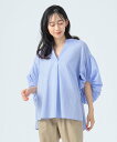 【SALE/40%OFF】BEAMS HEART WOMEN ギャザー スリーブ スキッパー ブラウス(洗濯可) ビームス ハート トップス シャツ・ブラウス ブラック ホワイト
