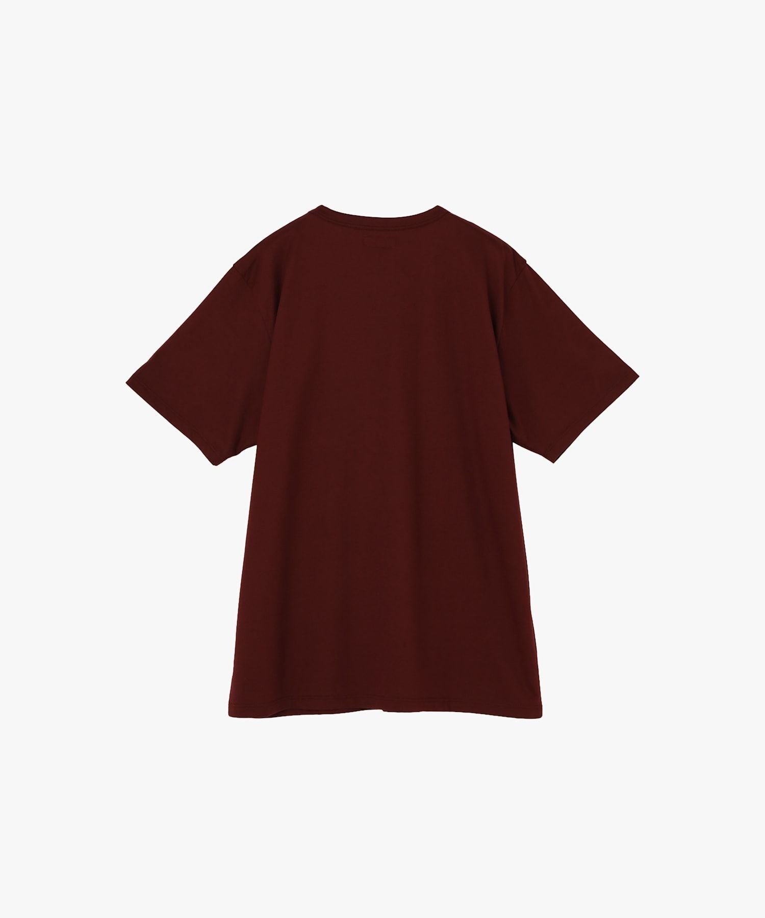 メンズ ロゴ プリント 半袖 Tシャツ "Brando" アニエスベー トップス カットソー・Tシャツ ワインレッド
