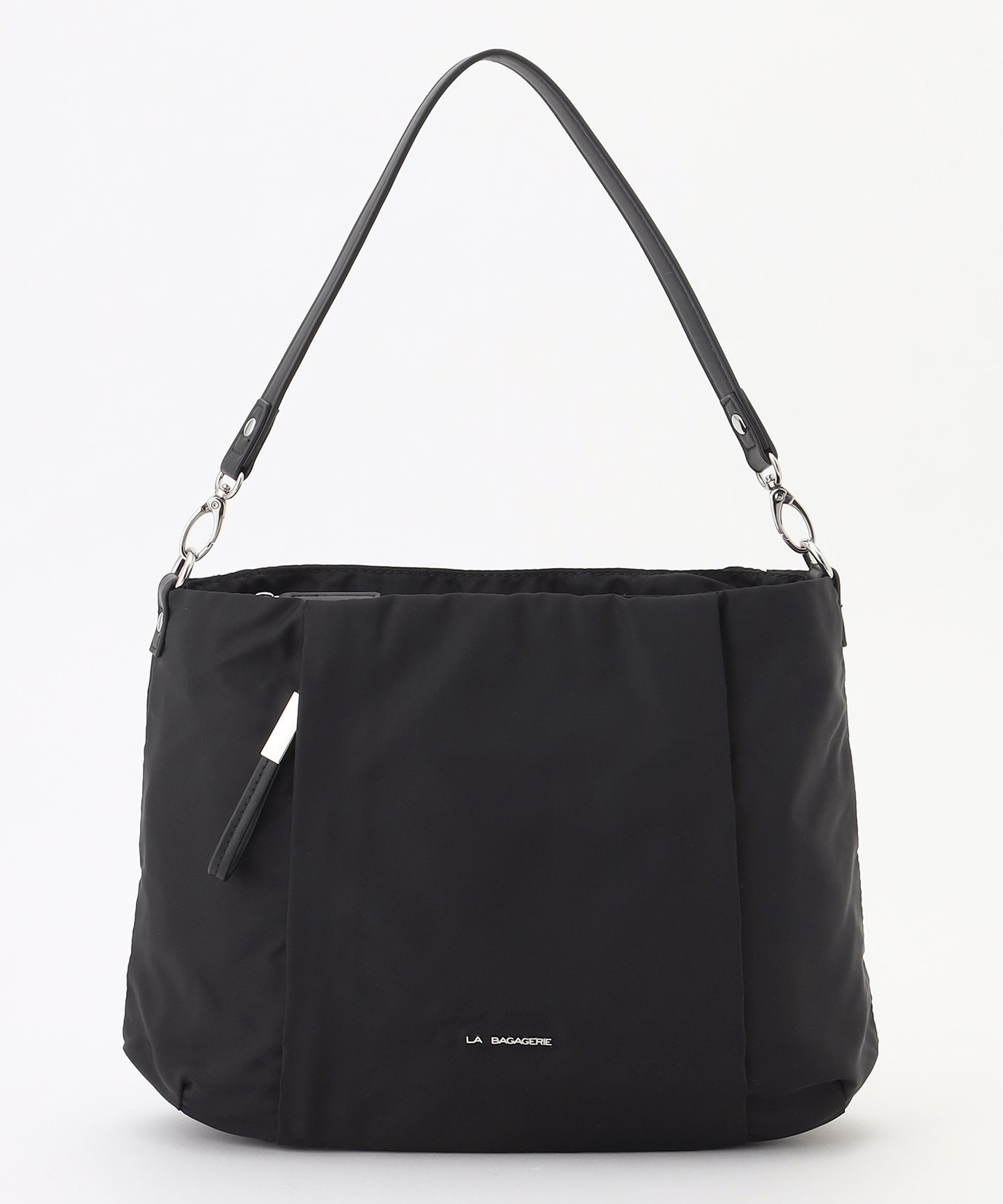 【SALE／50%OFF】LA BAGAGERIE 多収納ナイロン2WAYショルダー ラバガジェリー バッグ ショルダーバッグ ブラック ネイビー グレー ベージュ【送料無料】