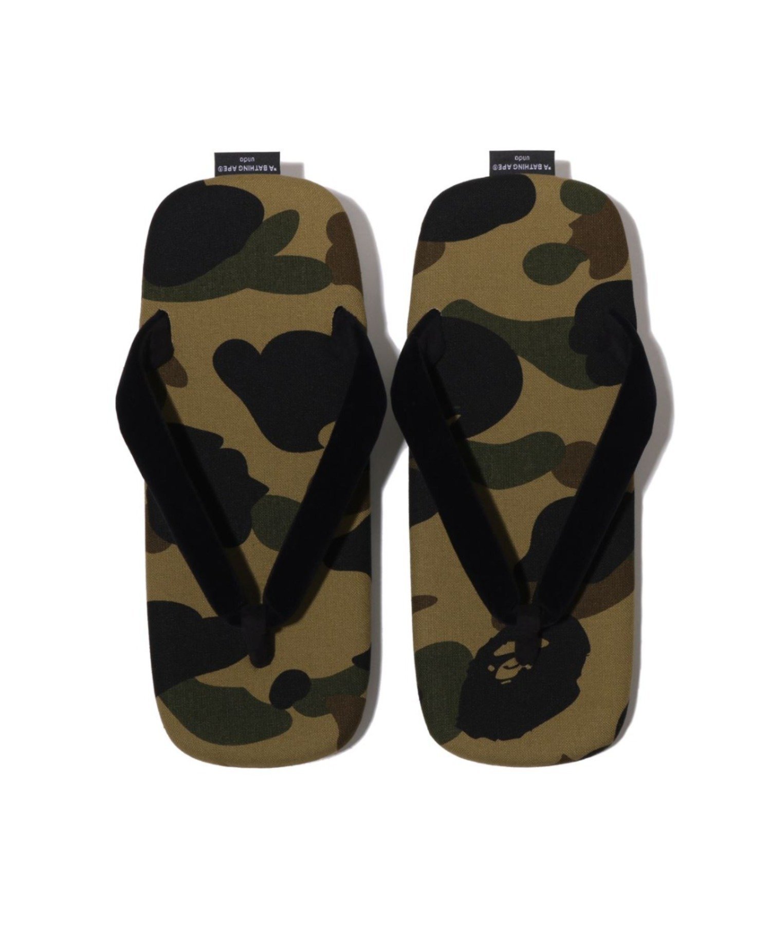 A BATHING APE BAPE X GOYEMON - 1ST CAMO UNDA ア ベイシング エイプ シューズ・靴 スニーカー グリーン イエロー【送料無料】