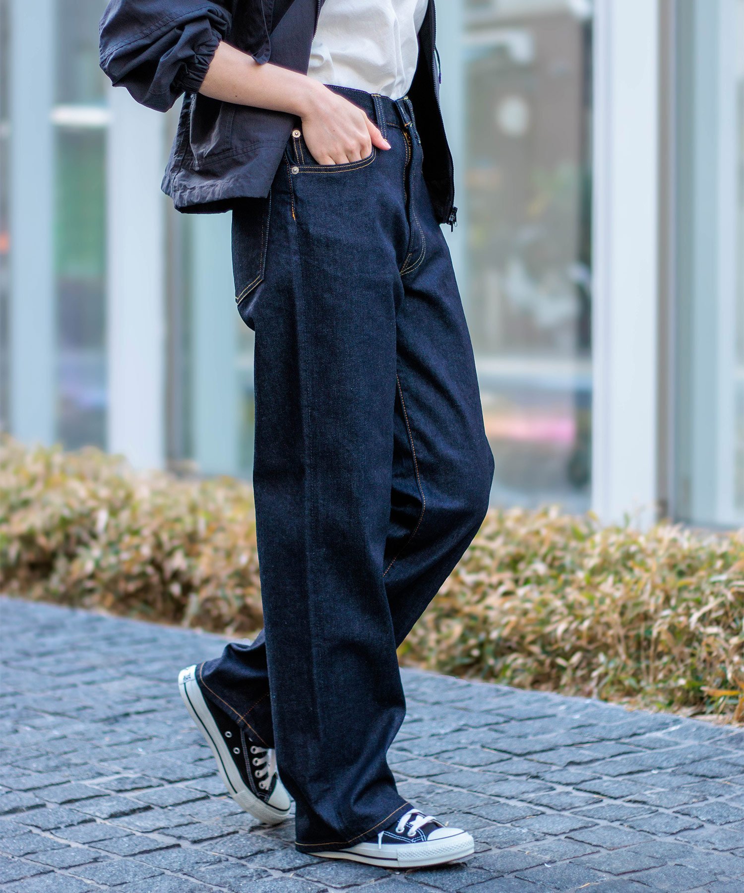 D.M.G. ストレッチデニム 5Pストレートデニム ドミンゴ パンツ ジーンズ・デニムパンツ【送料無料】
